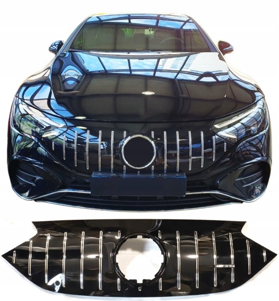 Proteile A295037 ГРИЛЬ АТРАПА MERCEDES EQE V295 W295 ЧОРНИЙ ХРОМ PANAMERICANA AMG GT