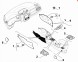 Jeep OE 735631049 Кожух важеля КПП з рамкою важеля КПП, накладка Jeep Renegade OE,