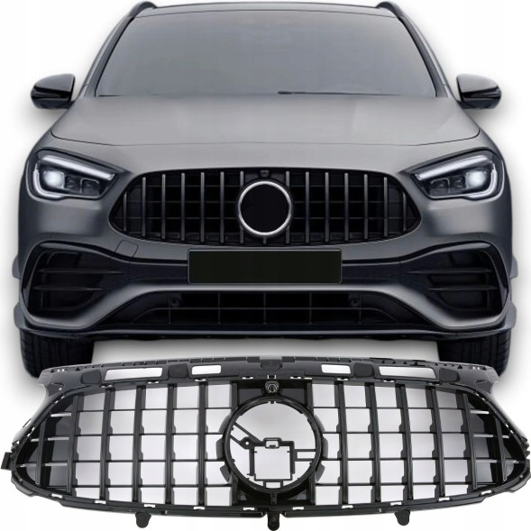 Automaniac A.247046 АТРАПА ГРИЛЬ MERCEDES GLA H247 2020-2023 PANAMERICANA AMG GT BLACK НОВА
