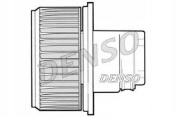 Denso DEA09023/DEN Denso повітродувка fiat ducato 1.9d-2.8d 10.97- + помічник водія #28