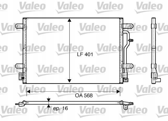 Valeo 817741 Конденсатор кондиціонера valeo 817741