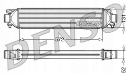 Denso DIT09107 Охолоджувач наддувочного повітря denso dit09107