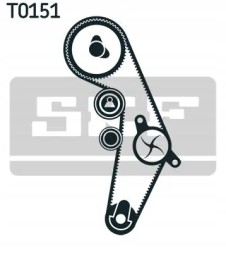 SKF VKMC 01918-2 Комплект грм + водяний насос vkmc 01918-2 skf