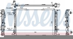 Nissens 60321 Радіатор, система охолодження двигуна nissens 60321
