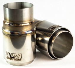 WLM Customs WLM-CH90DWP Кінець витяжки WLM 90мм Двошаровий прямий
