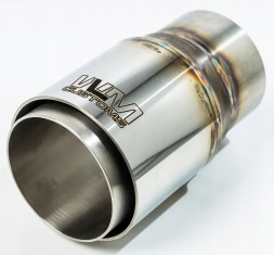 WLM Customs WLM-CH90DWP Кінець витяжки WLM 90мм Двошаровий прямий