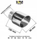 WLM Customs WLM-CH90DWP Кінець витяжки WLM 90мм Двошаровий прямий