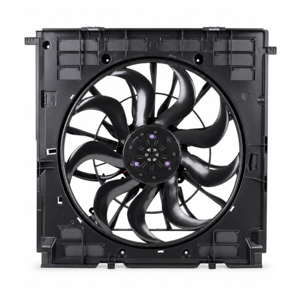 Loro DSP-F3T5 17428655760 17427953224 17428655761 7953224 8655760 8655761 004-014-0034 0040140034 B11270 V20-01-0090 V20010090 Вентилятор охолодження радіатора BMW X5 G05 F95 600W 4 піни 17428655760