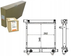 Behr Hella Service 8MK 376 711-314 Радіатор охолодження двигуна behr hella 2015003803 2015000603