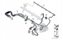 BMW OE 13538571669 Oe bmw g01 g02 g05 g07 g11 g30 b57 паливний шнур з датчиком 13538571669