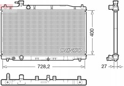 Denso DRM40050 Охолоджувач води - denso drm40050