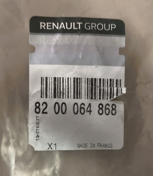 Renault OE Впускна труба повітряного фільтра OE 8200064868