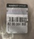 Renault OE Впускна труба повітряного фільтра OE 8200064868