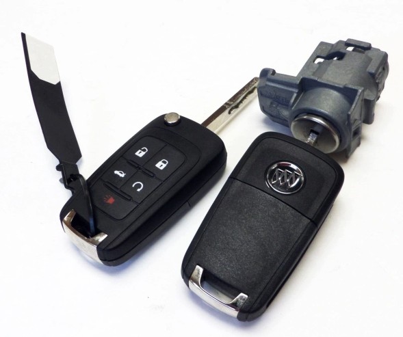 USA 23138172 Ключі із замком запалювання для Buick LaCrosse 11-17, Buick Regal 11-17, Buick Verano
