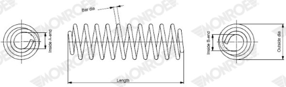 SE2934 MONROE Пружина