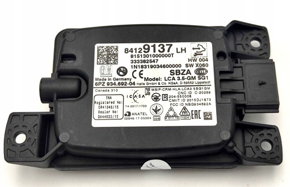 Opel OE 84186472 84129136 РАДАРНИЙ ДАТЧИК GM OPEL INSIGNIA B АСИСТЕНТ ПЕРЕМІНЕННЯ СМУГИ ЛІВИЙ+ПРАВИЙ