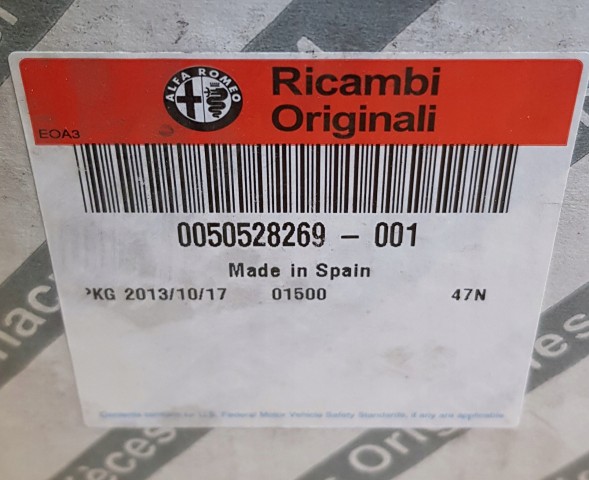 Alfa Romeo OE 50528269, A2C87286500 ГОДИННИКИ ALFA ROMEO GIULIETTA PETROL 50528269