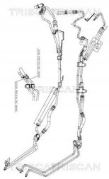 Triscan 8516 16038 Triscan 8516 16038 комплект проводів гідропідсилювача ford focus ii, c-max 03-