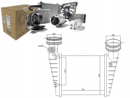 Nissens NIS96731(iMOTO) Інтеркулер skoda superb та vw passat 1.8 11.00-03 + набір водія #37