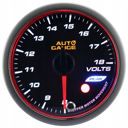 Auto Gauge 548VO-60 Індикатор напруги New Auto Gauge серії Stepper Motor Peak 60 мм бурштиновий