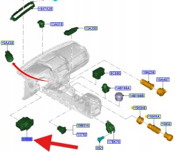 Ford OE DG9T-13D061-JF3JA6, DG9Z11654JD ПЕРЕМИКАЧ ФАР FORD RANGER MK5 2015- OEM 2508457 _ DG9T-13D061-JF3JA6