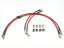 Pizza Brakes Przewody w oplocie VW Tiguan II (AD1 AX1) FWD Провід в обплетенні VW Tiguan II (AD1 AX1) FWD