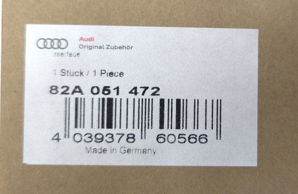 Audi OE Додаткове обладнання для смартфона Audi A1 82A035736 82A051472