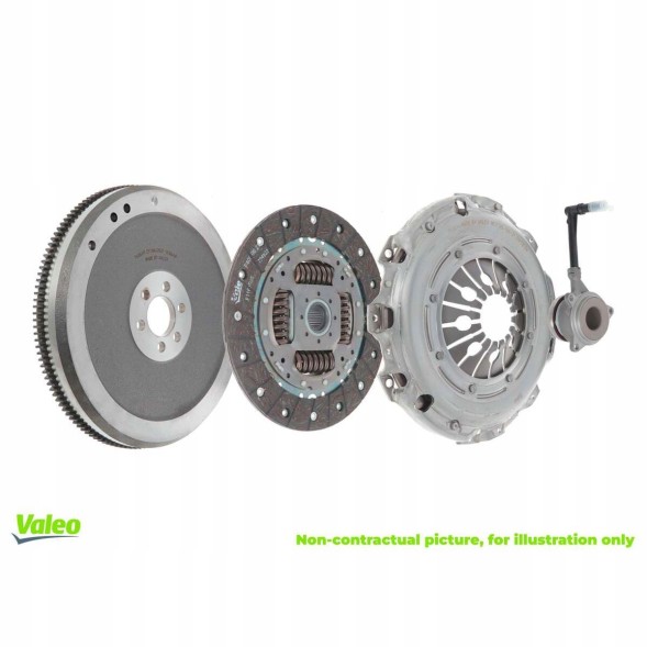 Valeo 845055 Двомасове колесо focus 1.8tdci 05- valeo 845055 комплект зчеплення