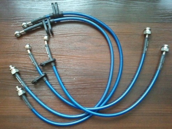 Pizza Brakes Przewody hamulcowe oplocie Honda Civic MC2 1.8vti Гальмівні дроти обплетення Honda Civic MC2 1.8vti