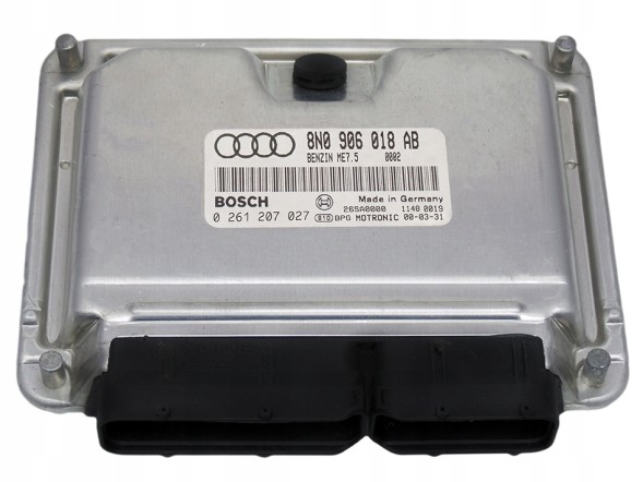 Bosch КОМП'ЮТЕР ECU AUDI TT 1.8 T 8N0906018AB 0261207027