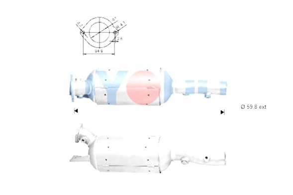 Oyodo 20N0075-OYO Oyodo 20n0075-oyo фільтр сажі / сажовий фільтр, вихлопна система