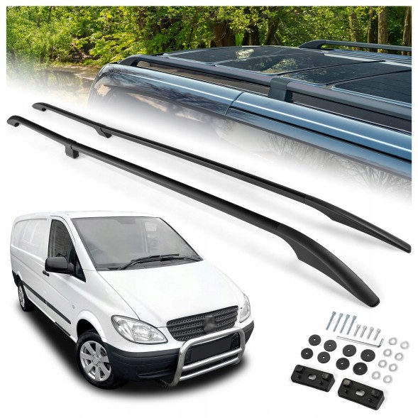 CHROMEMASTER OM-RR-D0011B-004 Пороги багажника для MERCEDES VITO W639 2003-2014 SHORT | КОРОТКИЙ