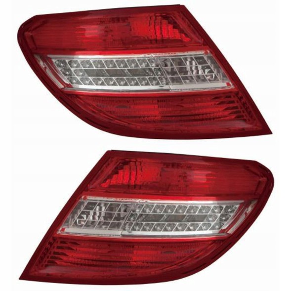 Depo 2048202964 2048203064 ЛАМПИ ЗАДНІ MERCEDES C W204 07-14 КОМПЛЕКТ ЛІВА+ПРАВА
