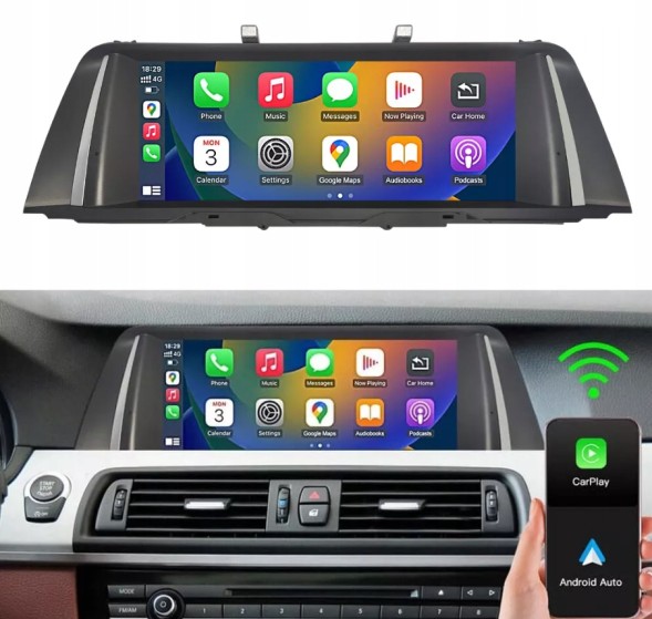 Китай Екран для BMW F10 F11 з CarPlay / Android Auto nawigacja CIC system