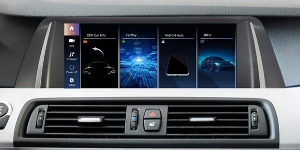 Китай Екран для BMW F10 F11 з CarPlay / Android Auto nawigacja CIC system
