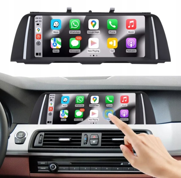 Китай Екран для BMW F10 F11 з CarPlay / Android Auto nawigacja CIC system