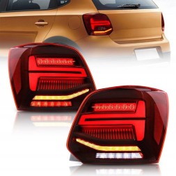 VLAND LDVWV4 9533913E mhm Комплект задніх ліхтарів Vland Led Neon з динамічними діодами для Vw Polo V 6R 6R0 2009-2017