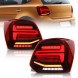 VLAND LDVWV4 9533913E mhm Комплект задніх ліхтарів Vland Led Neon з динамічними діодами для Vw Polo V 6R 6R0 2009-2017