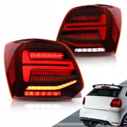 VLAND LDVWV4 9533913E mhm Комплект задніх ліхтарів Vland Led Neon з динамічними діодами для Vw Polo V 6R 6R0 2009-2017