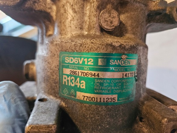 Sanden AC35378 / RTK080 / SD6V12-1417D / 699691 Компресор кондиціонера renault ac35378 / rtk080 / sd6v12-1417d / 699691