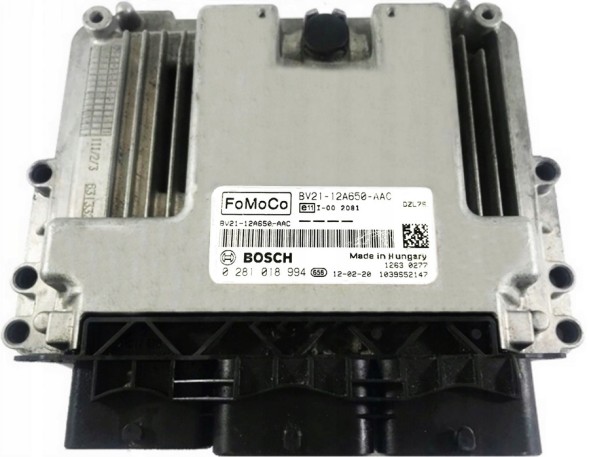 Ford OE modul sterownik silnika 0281018994 BV21-12A650-AAC BV21 12A650 AAC BV2112A650AAC SP138 7 FORD FIESTA MK7 1.6 TDCI 12р НВ 3D модуль контролер двигуна 0281018994