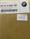 BMW OE 65410404761 Комплект дооборудування для підключення IPOD BMW E81 E82 E87