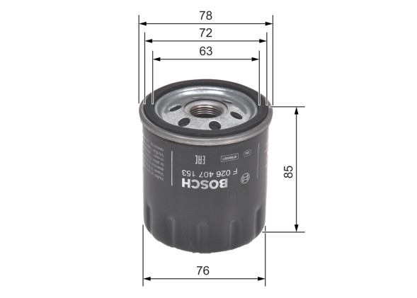 F026407153 BOSCH Фільтр оливи