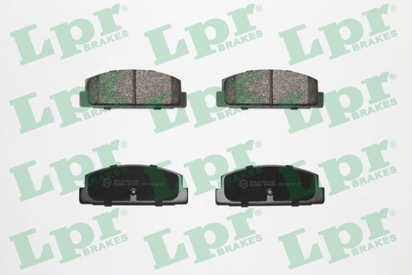 05P876 LPR Комплект гальмівних колодок з 4 шт дисків