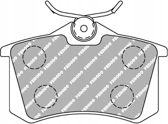 Ferodo FDS1083 Fds1083 ferodo гальмівні колодки audi a2 a3 a4 a6