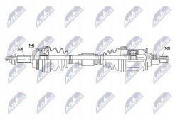 NTY NPW-TY-131 Nty npw-ty-131 привідна піввісь