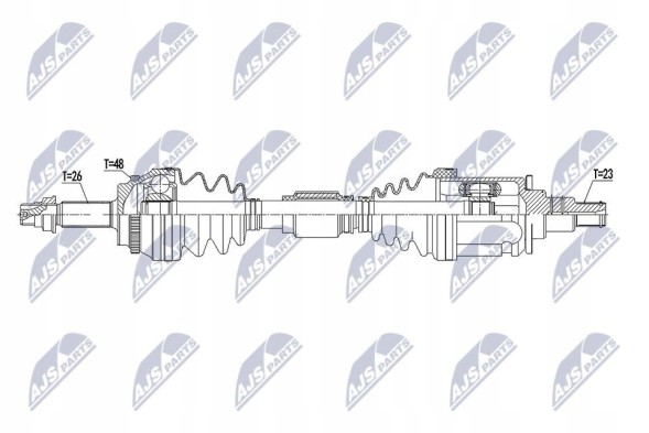 NTY NPW-TY-131 Nty npw-ty-131 привідна піввісь