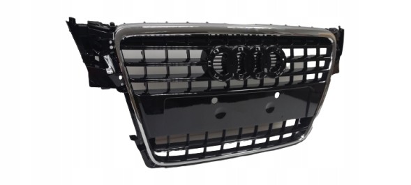 Китай AD331212-10 AUDI A4 B8 07- РЕШІТКА РАДІАТОРА ГРИЛЬ ЧОРНИЙ ГЛЯНЕЦЬ ХРОМОВАНА РАМКА