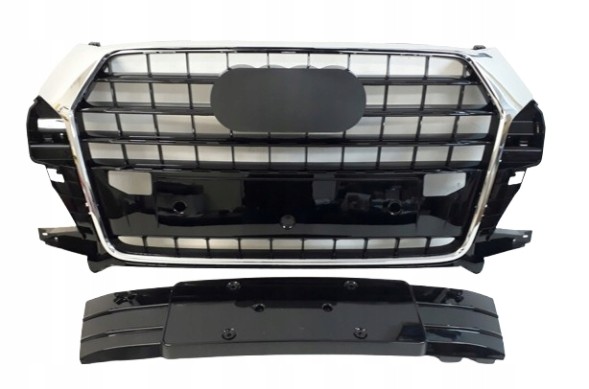 Китай AD821212 AUDI Q3 8U 15- LIFT РЕШІТКА РАДІАТОРА ЧОРНА ГЛЯНСЕВА + ХРОМ