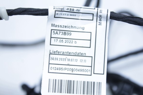 BMW OE 5A73BA0 61125A73BA0 5A73B99 ДЖГУТ ЕЛЕКТРОПРОВОДКИ ПЕРЕДНЬОГО БАМПЕРА PDC BMW U11 X1 5A73BA0